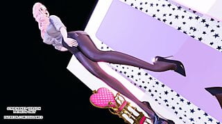 MMD AOA – Excuse Me, Seraphine. Sexy Kpop Dance, 4K League of Legends, KDA, Korean Dance