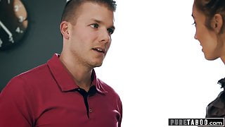 PURE TABOO, Teacher Christy Love Asks Student to Creampie Her