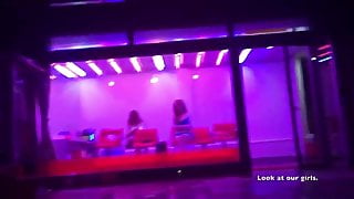 Walking thru Busan redlight district (Eng subs)